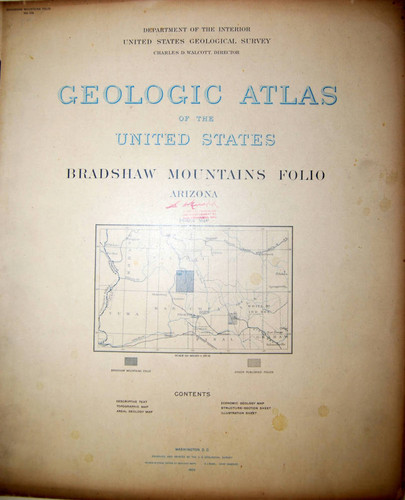 Geologic Atlas of the United States : Bradshaw Mountains folio, Arizona