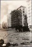 [Intersection of Kearny, Geary, and Market Sts. Palace Hotel, center; Lotta's Fountain, right]