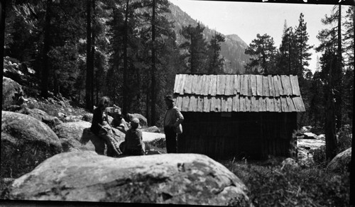 Backcountry Cabins and Structures, Kern Hot Springs Shed. Individuals unidentified