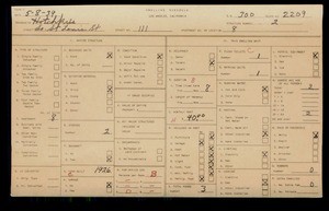 WPA household census for 111 S ST LOUIS ST, Los Angeles