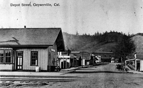 Depot St., Geyserville, California