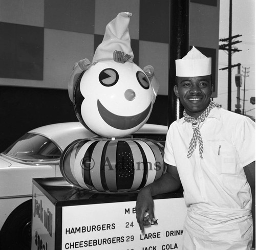 Jim the Jack in the Box Manager, Los Angeles, ca. 1960s