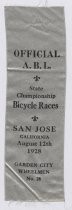Official's A.B.L. State Championship Bicycle Races, San Jose, California
