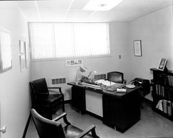 Doctor's office at Santa Rosa Medical Clinic, Santa Rosa, California, 1957