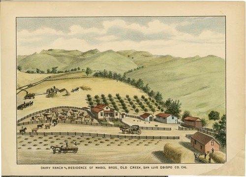 Mabel Bros., Dairy Ranch and Residence, Old Creek, San Luis Obispo County