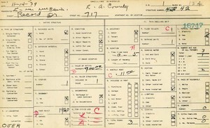 WPA household census for 717 N RECORD