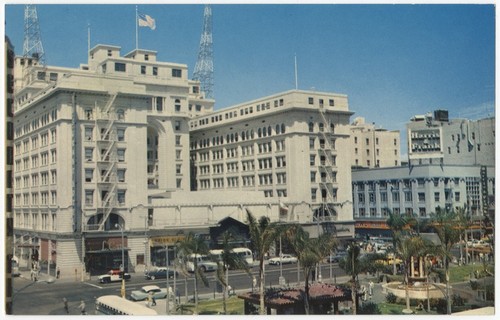U.S. Grant Hotel and plaza, San Diego, California