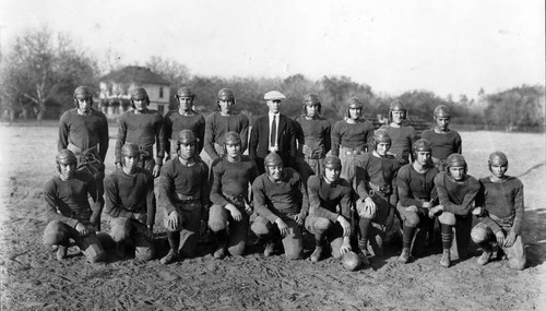 Tustin High School football team, Tustin, 1924