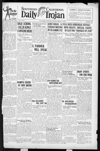 Daily Trojan, Vol. 17, No. 110, March 18, 1926