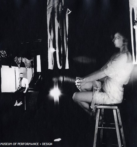 A.A. Leath and a female performer in Halprin's "Four-Legged Stool", circa 1960s
