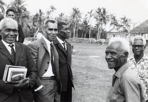 Assembly of the Pacific conference of Churches in Chepenehe, 1966 : pastors of the Church of Lifou