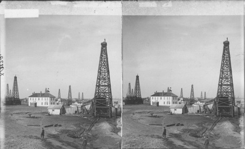 In Yale Oil Field the Rich Quay. School House with Annual Income of $60,000, Quay, Oklahoma
