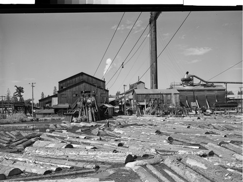 Feather Falls Lumber Mill near Oroville, California
