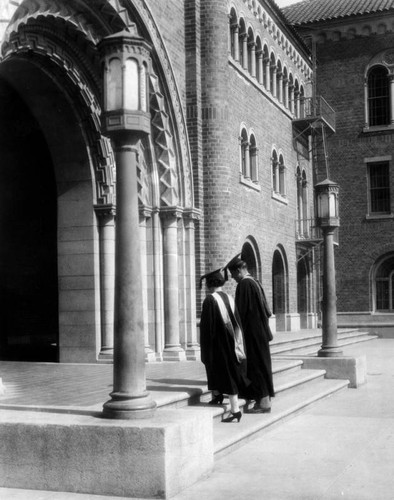 Front entrance of Bovard Hall, U.S.C