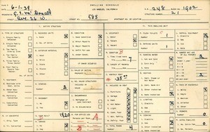 WPA household census for 585 W AVENUE 26, Los Angeles