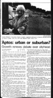 Aptos: urban or suburban?: Growth renews debate over cityhood