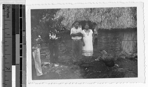 Maya couple of San Jose, Quintana Roo, Mexico, March 1946