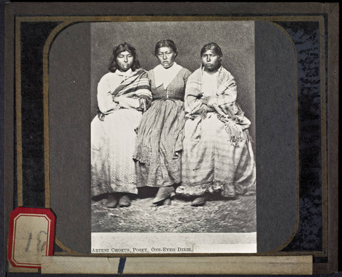 Portrait of Arteni Chokus, Posey, and One-Eyed Dixie, Interpreters, Peace Commission to Modoc Indians, 1873