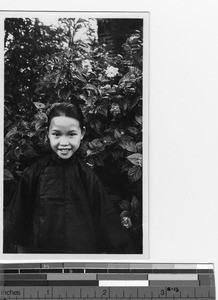 A girl and now native Sister from the orphanage at Luoding, China, 1934