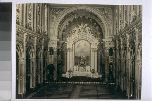 St. Ignatius Church, interior, 1905