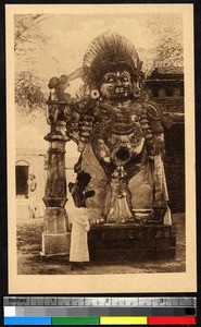 Idol worship, India, ca.1920-1940