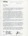 Correspondence from James C. Worthy to Peter Drucker, 1985-9-23