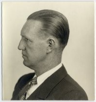 Portrait of John F. Brooke, Jr., in profile
