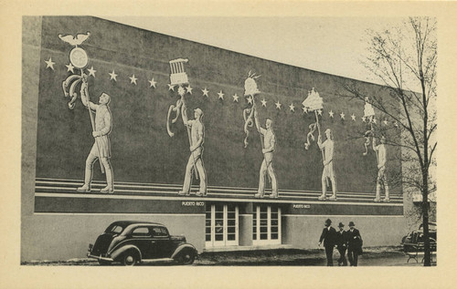 Murals at the World's Fair of 1940, New York - "Major Industries," by Ezra Winter, Entrance to Court of States