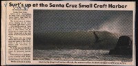 Surf's up at the Santa Cruz Small Craft Harbor
