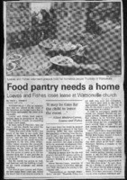 Food pantry needs a home