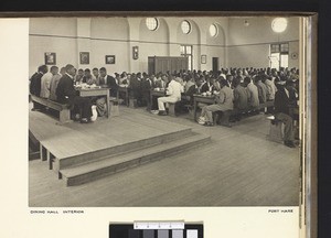 Dining Hall, University of Fort Hare, South Africa, ca.1938