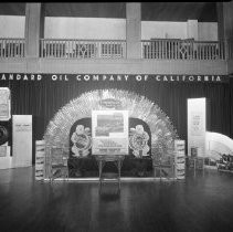 Standard Oil Co. display at an auto show