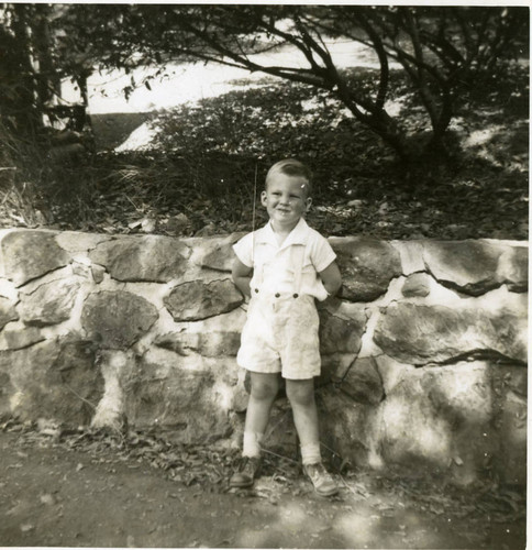Jon Swenson on his third birthday in Topanga, California