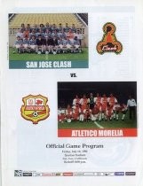 Official Game Program: San Jose Clash vs. Atletico Morelia