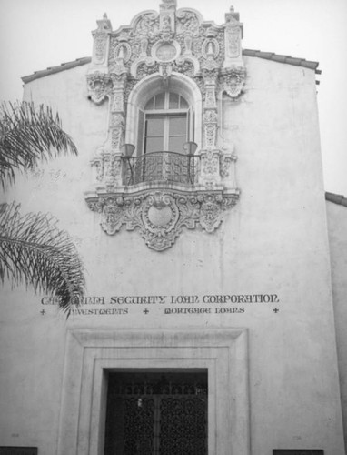 California Security Loan Corporation, Pasadena