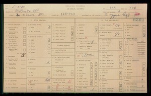 WPA household census for 128 S OLIVE STREET, Los Angeles