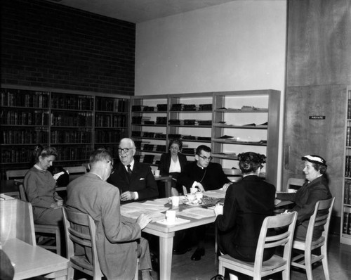 Library Commissioners meeting at West Hollywood Branch
