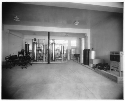 Factories - Stockton: Unidentified bottling or processing plant, [milk production]