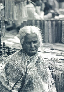 Nepalesisk kvinde fra Kathmandu, april 1984
