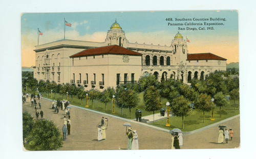 Southern Counties Building, Panama-California Exposition, San Diego, Cal. 1915