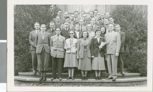Students and Teachers from the Frankfurt School of Preaching, Frankfurt, Germany, 1950