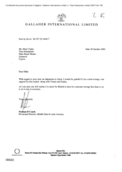 [Letter from Norman BS Jack to Mike Clarke regarding arrangement of a visa]