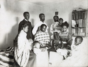 Malagasy christian family, in Madagascar