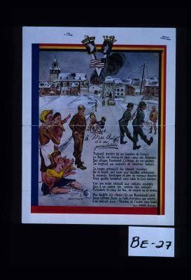 Nuts - A Mac Auliffe et a ses parachutistes ... Louis Habay, Bastogne