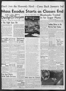 Daily Trojan, Vol. 43, No. 62, December 14, 1951
