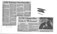 UCSC Chancellor Gets A 'Welcome