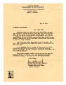 Letter from Jacob Gerrild, Head Counselor, Public Welfare Section, Granada Relocation Center, May 29, 1945