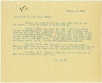 Letter from William Randolph Hearst to Julia Morgan, February 2, 1926