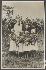 African bridal couple, Tanzania