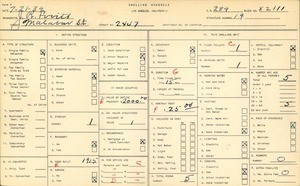 WPA household census for 2447 MALABAR ST, Los Angeles